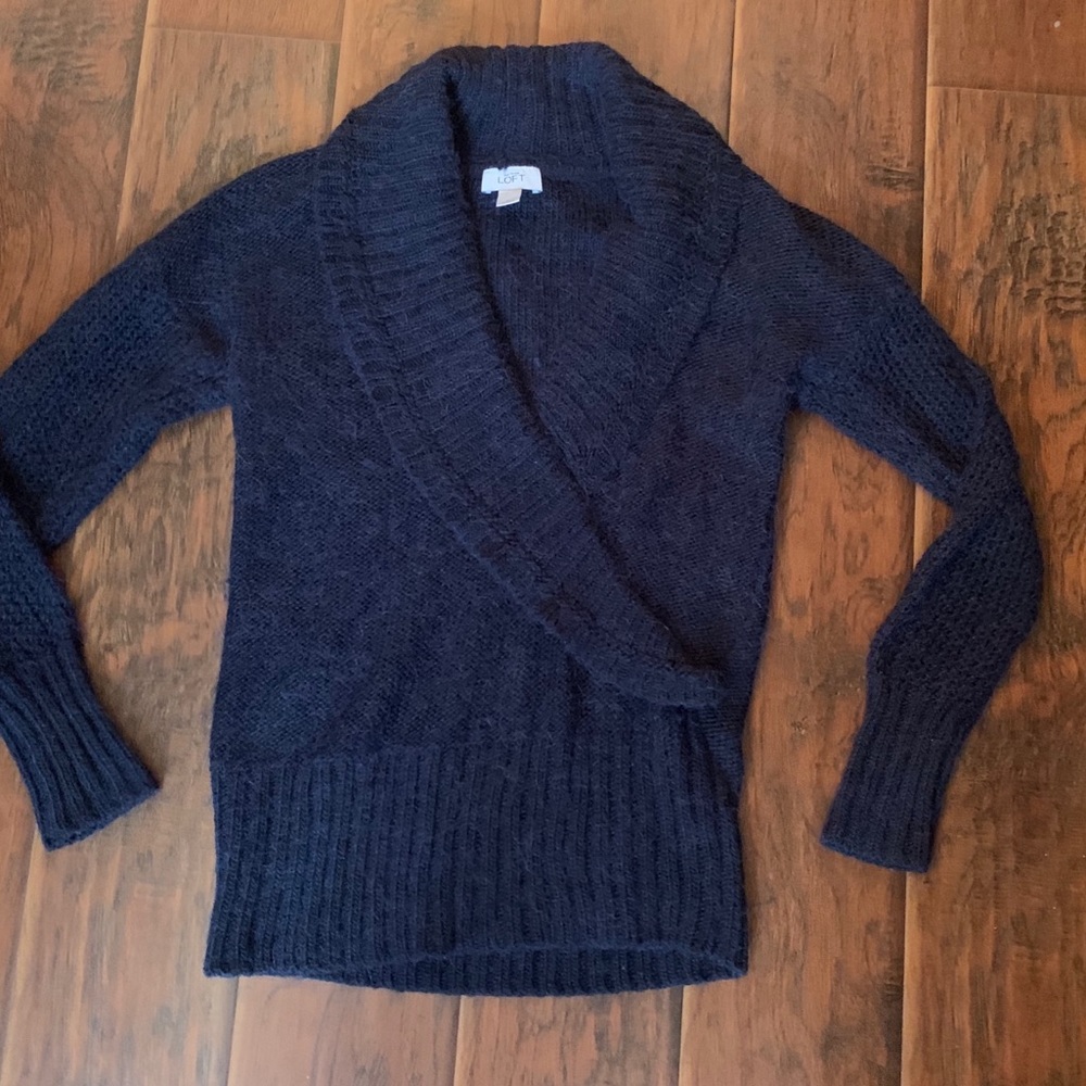 Loft blue sweater size L